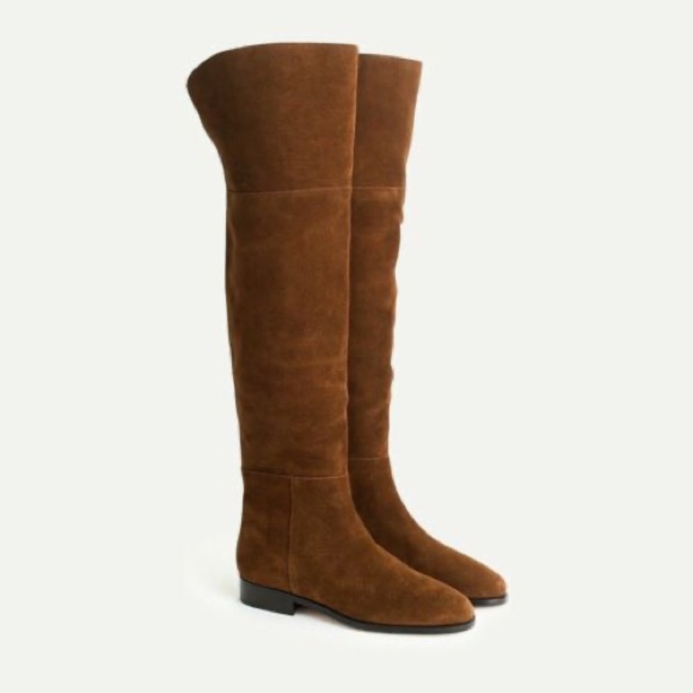 J. Crew Over the Knee Suede Boots Size 10